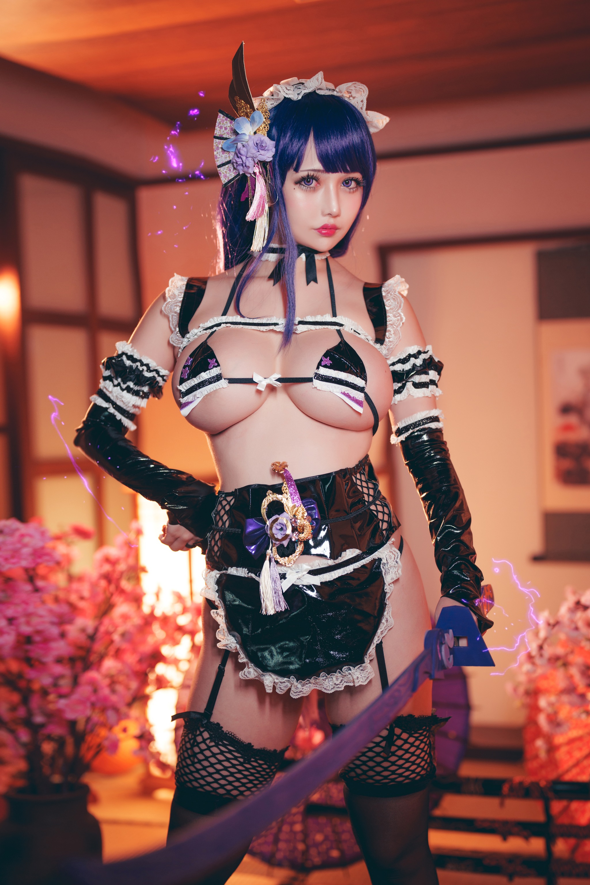 图片[1]-沖田凜花Rinka – NO.094 雷電將軍[30P]-XikXak